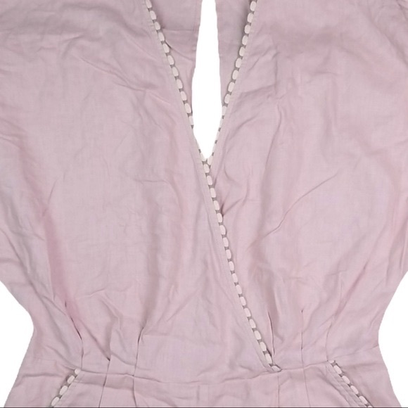 Vix Paula Hermanny size Xs light pink Marion mini jumper with white accents - Picture 3 of 13